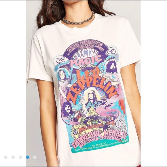 Led Zeppelin Electric Magic Band Tee - Picture 1 of 10